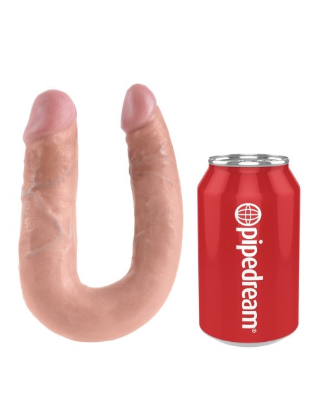 Podwójne Dilda Cieliste 35Cm U-Shaped Medium Double Trouble King Cock