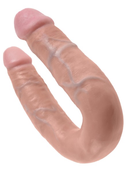 Podwójne Dilda Cieliste 35Cm U-Shaped Medium Double Trouble King Cock