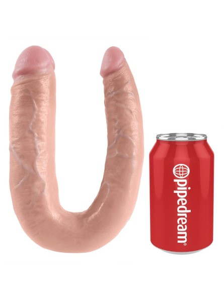 Podwójne Dilda Cieliste 44Cm U-Shaped Large Double Trouble King Cock
