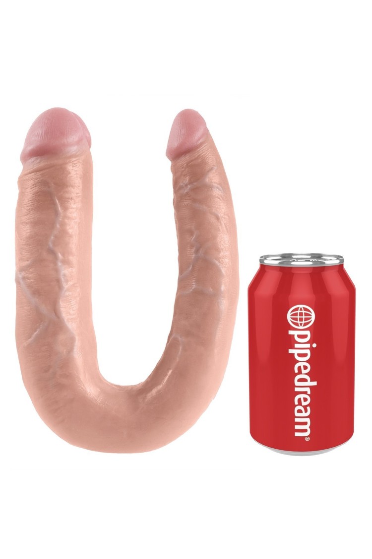 Podwójne Dilda Cieliste 44Cm U-Shaped Large Double Trouble King Cock