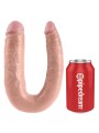 Podwójne Dilda Cieliste 44Cm U-Shaped Large Double Trouble King Cock