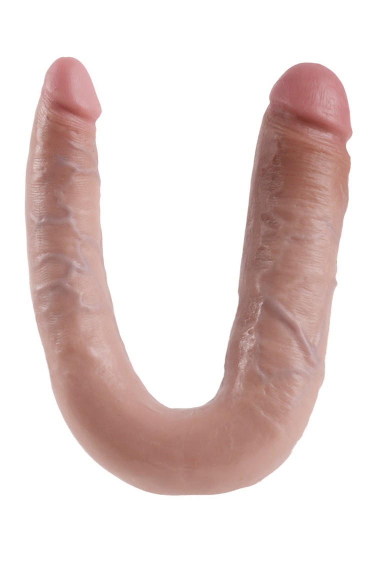 Podwójne Dilda Cieliste 44Cm U-Shaped Large Double Trouble King Cock