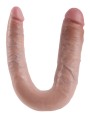 Podwójne Dilda Cieliste 44Cm U-Shaped Large Double Trouble King Cock