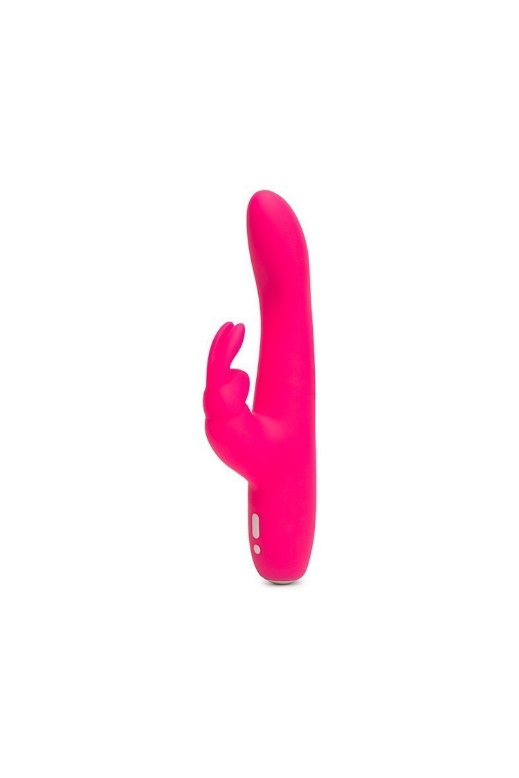 Wibrator Króliczek Slimline Curve Rabbit Vibrator Pink Happy Rabbit