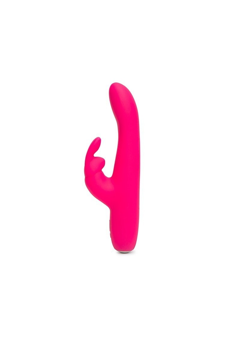 Wibrator Króliczek Slimline Curve Rabbit Vibrator Pink Happy Rabbit