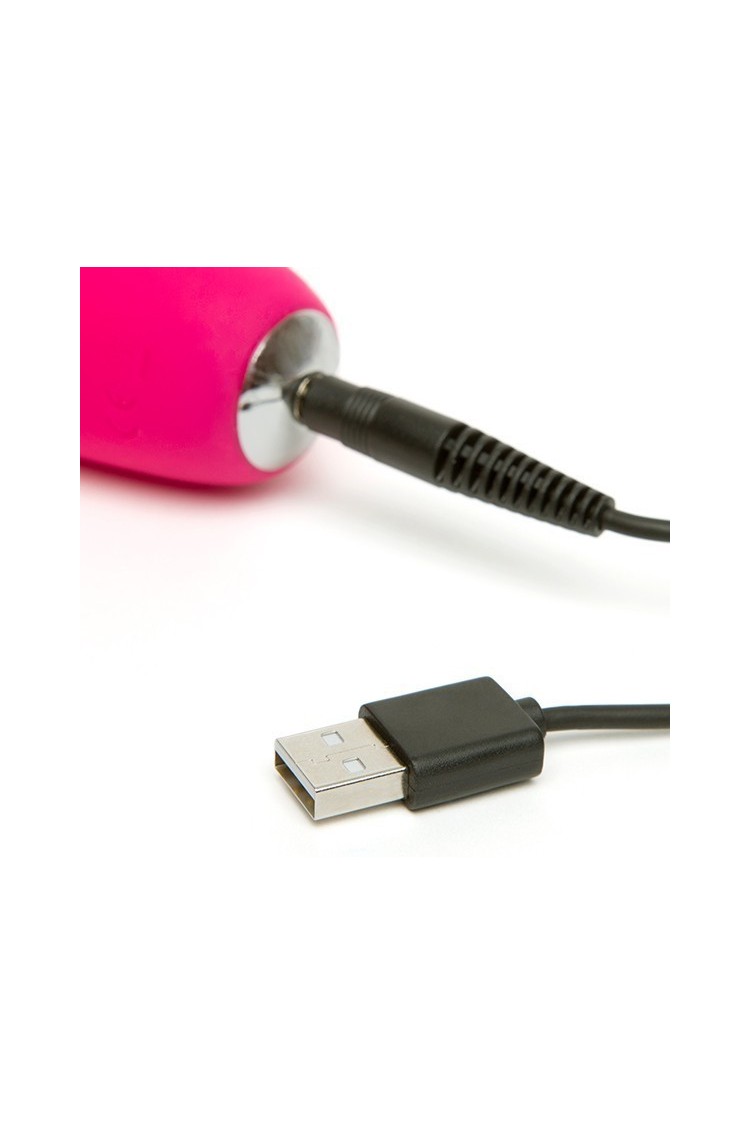 Wibrator Króliczek Slimline Curve Rabbit Vibrator Pink Happy Rabbit