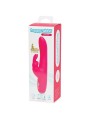 Wibrator Króliczek Slimline Curve Rabbit Vibrator Pink Happy Rabbit