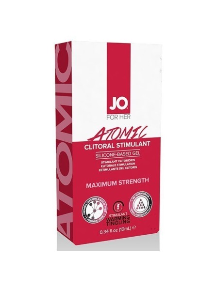 Lubrykant Rozgrzewający Do Łechtaczki For Her Clitoral Stimulant Warming Atomic 10 Ml System JO