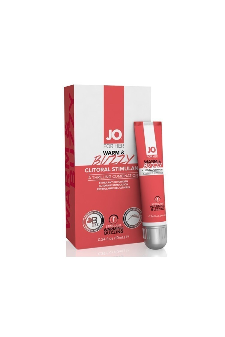 Lubrykant Rozgrzewający Do Łechtaczki For Her Clitoral Stimulant Warming Warm &Buzzy Original 10 Ml System JO
