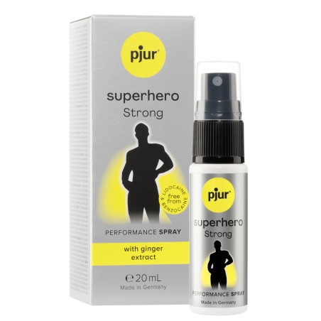 Środek Na Wydłużenie Stosunku Pjur Superhero Strong Performace Spray 20 Ml Pjur