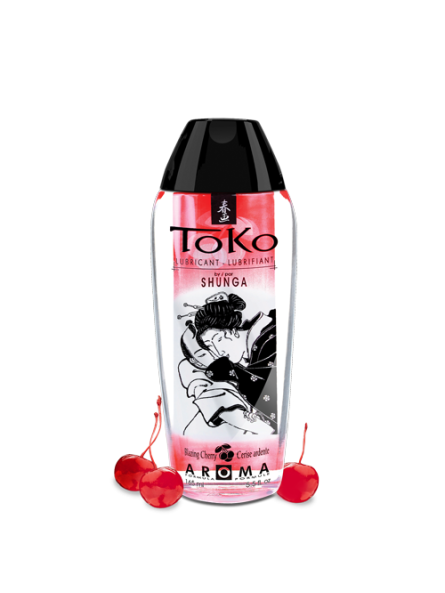Jadalny Lubrykant O Smaku Wiśniowym Toko Aroma Personal Lubricant Blazing Cherry 165Ml Shunga