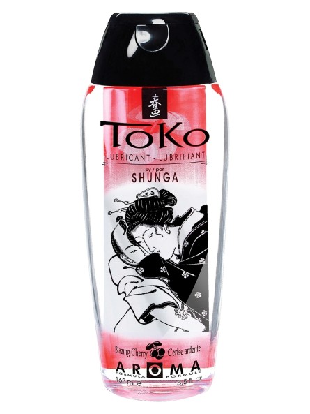 Jadalny Lubrykant O Smaku Wiśniowym Toko Aroma Personal Lubricant Blazing Cherry 165Ml Shunga