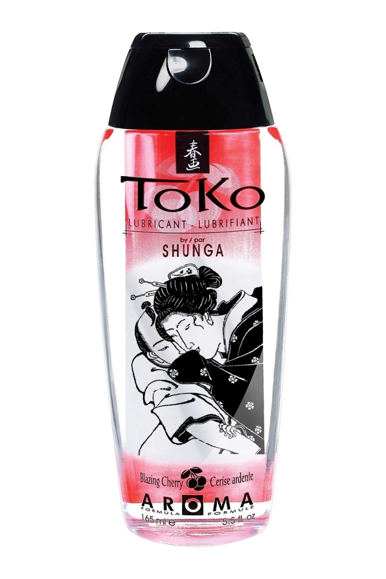 Jadalny Lubrykant O Smaku Wiśniowym Toko Aroma Personal Lubricant Blazing Cherry 165Ml Shunga