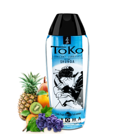 Jadalny Lubrykant O Smaku Owoców Egzotycznych Toko Aroma Personal Lubricant Exotix Fruits 165Ml Shunga