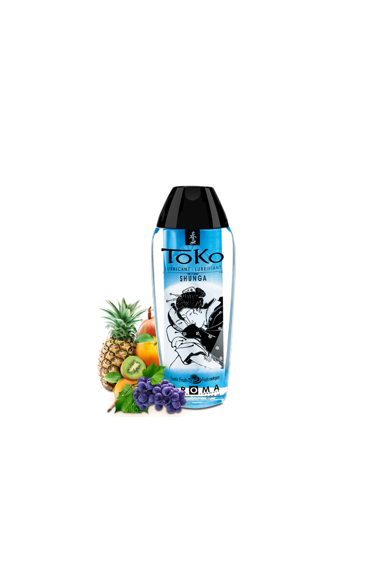 Jadalny Lubrykant O Smaku Owoców Egzotycznych Toko Aroma Personal Lubricant Exotix Fruits 165Ml Shunga