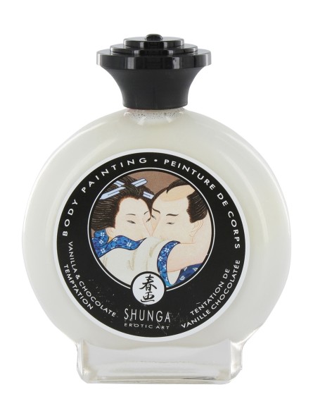 Jadalna Farbka Do Ciała O Smaku Waniliowo-Czekoladowym Body Painting Vanilla & Chocolate Temptation 100Ml Shunga