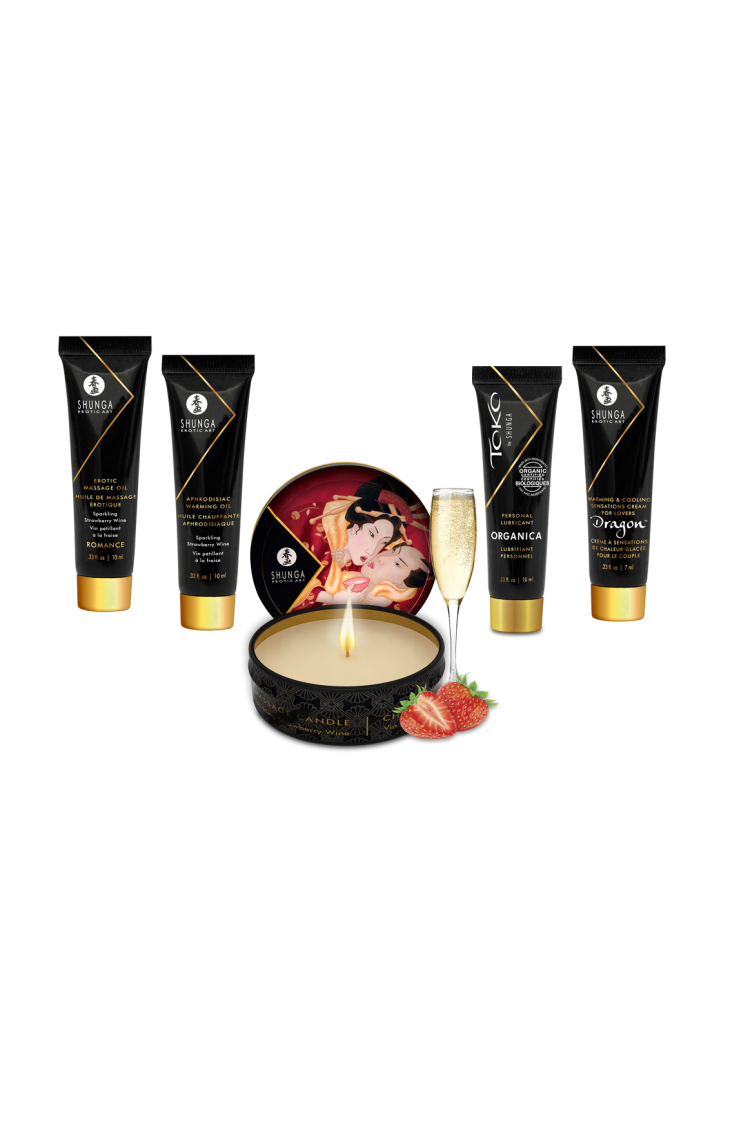 Zestaw Kosmetyków Geisha'S Secrets Sparkling Strawberry Wine Shunga