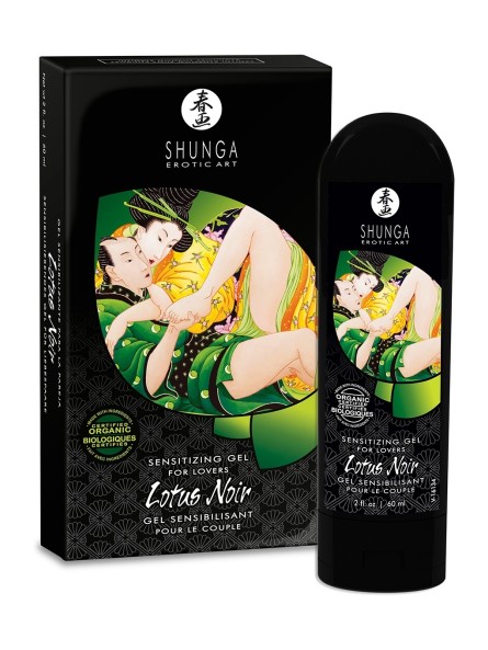 Organiczny Żel Stymulujący Dla Par Lotus Noir Sensitizing Gel For Lovers 60Ml Shunga