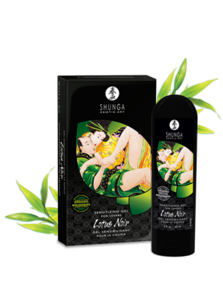 Organiczny Żel Stymulujący Dla Par Lotus Noir Sensitizing Gel For Lovers 60Ml Shunga