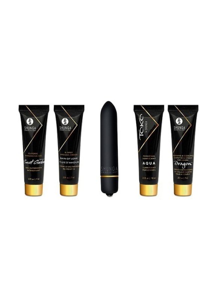 Zestaw Kosmetyków Z Małym Wibratorkiem Naughty Geisha Kit Shunga