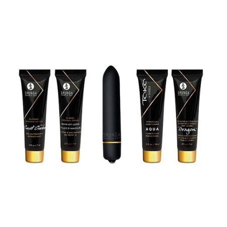 Zestaw Kosmetyków Z Małym Wibratorkiem Naughty Geisha Kit Shunga