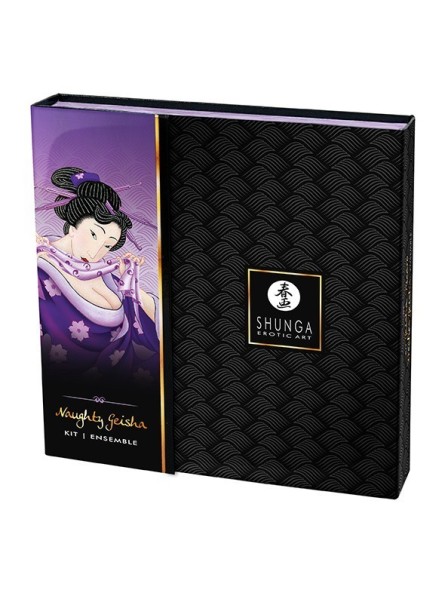 Zestaw Kosmetyków Z Małym Wibratorkiem Naughty Geisha Kit Shunga