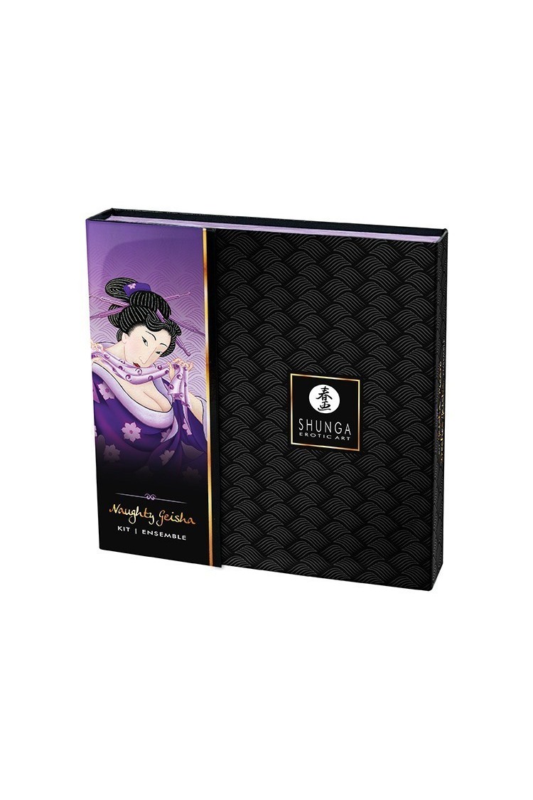 Zestaw Kosmetyków Z Małym Wibratorkiem Naughty Geisha Kit Shunga