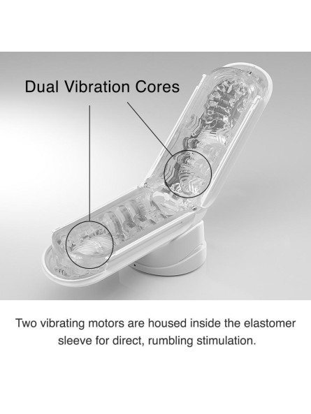 Masturbator Flip Zero Electronic Vibration White Tenga
