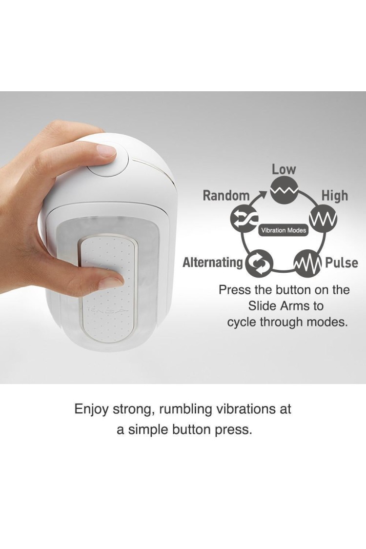 Masturbator Flip Zero Electronic Vibration White Tenga