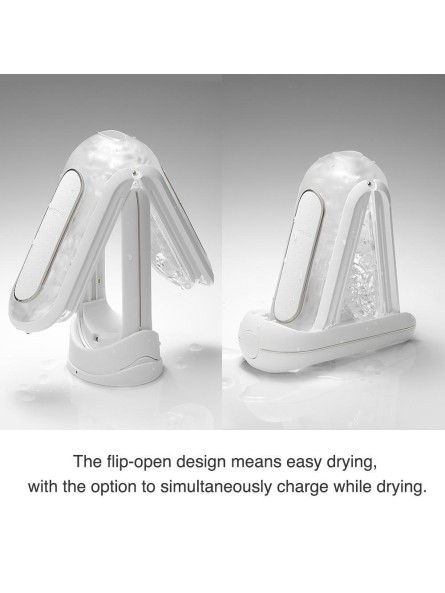 Masturbator Flip Zero Electronic Vibration White Tenga