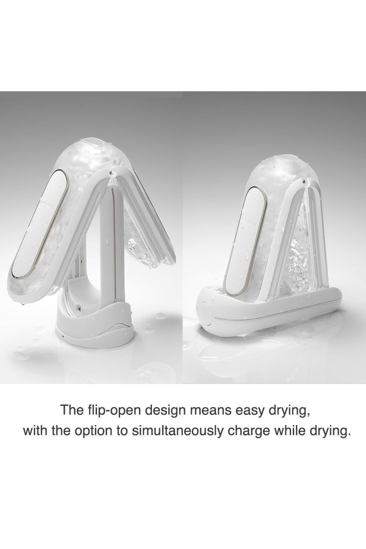 Masturbator Flip Zero Electronic Vibration White Tenga