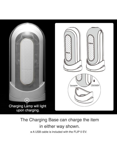 Masturbator Flip Zero Electronic Vibration White Tenga