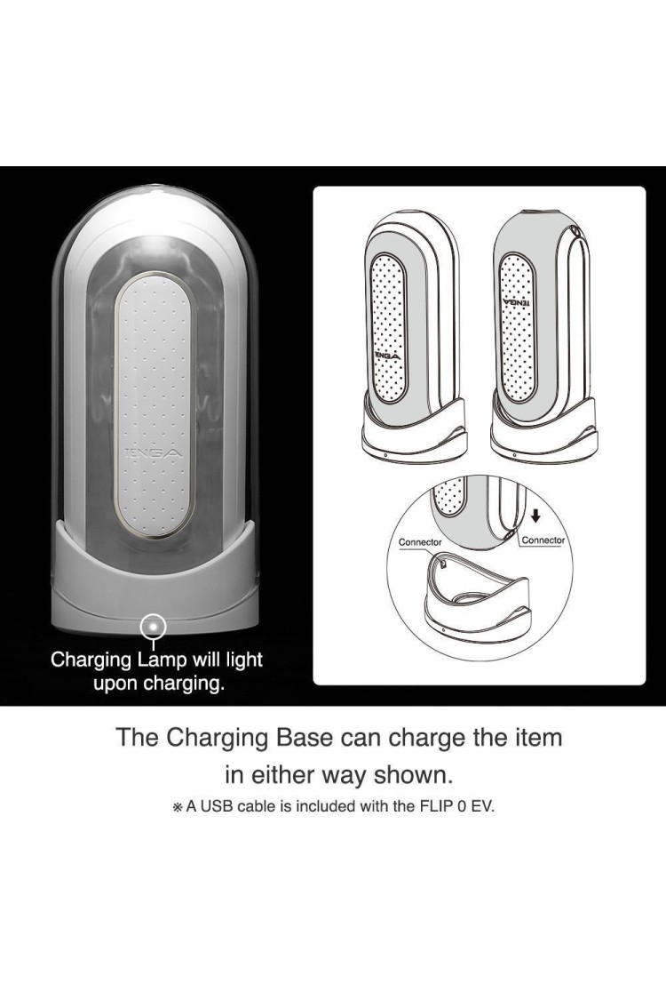 Masturbator Flip Zero Electronic Vibration White Tenga