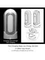 Masturbator Flip Zero Electronic Vibration White Tenga