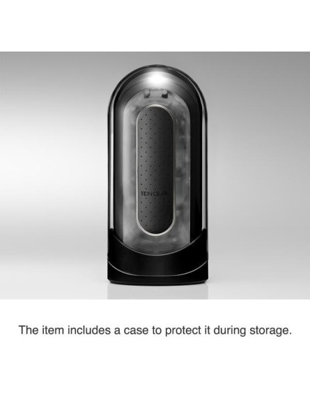 Masturbator Flip Zero Electronic Vibration Black Tenga