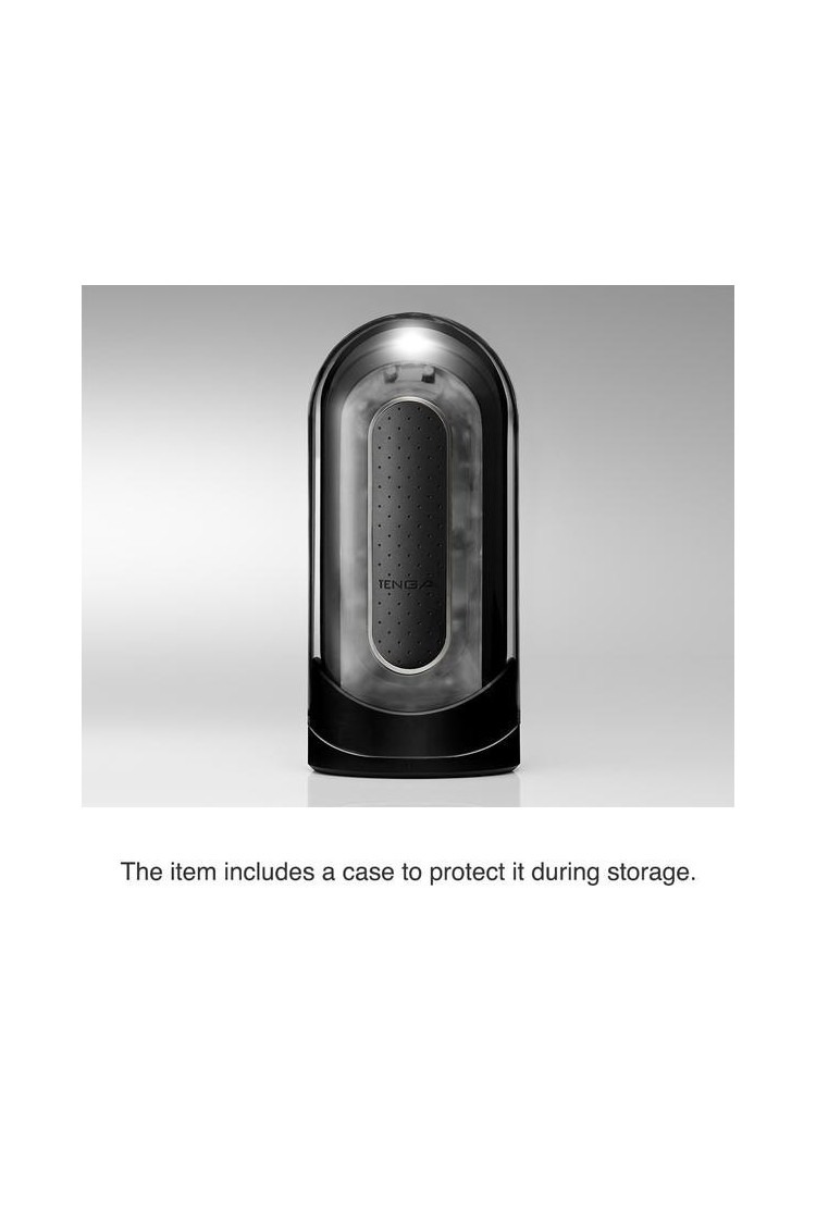 Masturbator Flip Zero Electronic Vibration Black Tenga