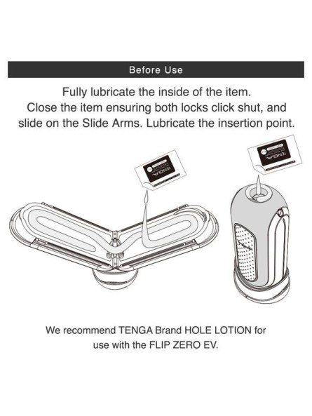Masturbator Flip Zero Electronic Vibration Black Tenga