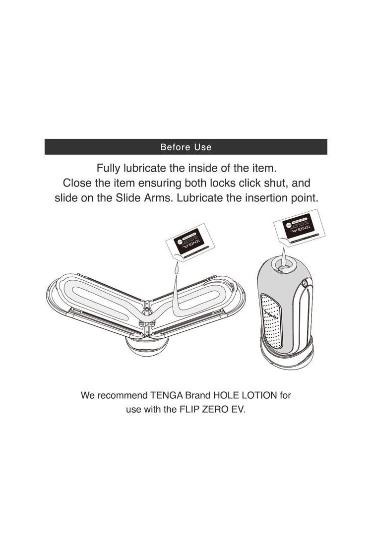 Masturbator Flip Zero Electronic Vibration Black Tenga