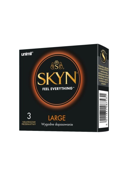 Skyn Large Prezerwatywy Nielateksowe 3 Szt. Unimil