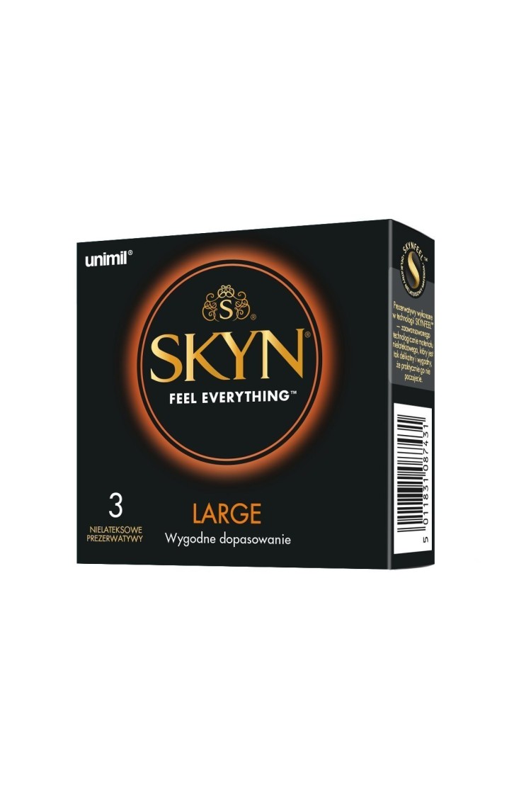Skyn Large Prezerwatywy Nielateksowe 3 Szt. Unimil