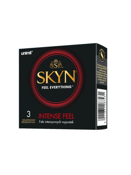 Skyn Intense Feel Prezerwatywy Nielateksowe 3 Szt. Unimil