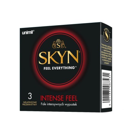 Skyn Intense Feel Prezerwatywy Nielateksowe 3 Szt. Unimil