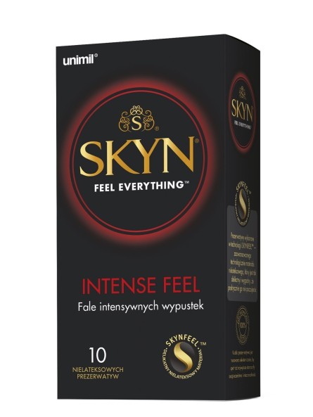 Skyn Intense Feel Prezerwatywy Nielateksowe 10 Szt. Unimil