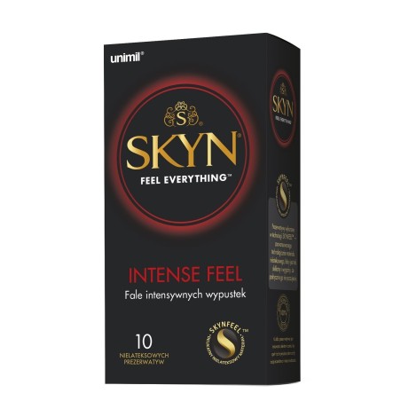 Skyn Intense Feel Prezerwatywy Nielateksowe 10 Szt. Unimil