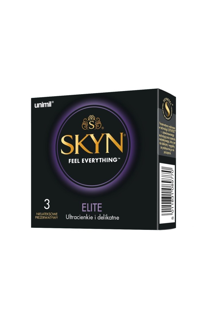 Skyn Elite Prezerwatywy Nielateksowe 3 Szt. Unimil