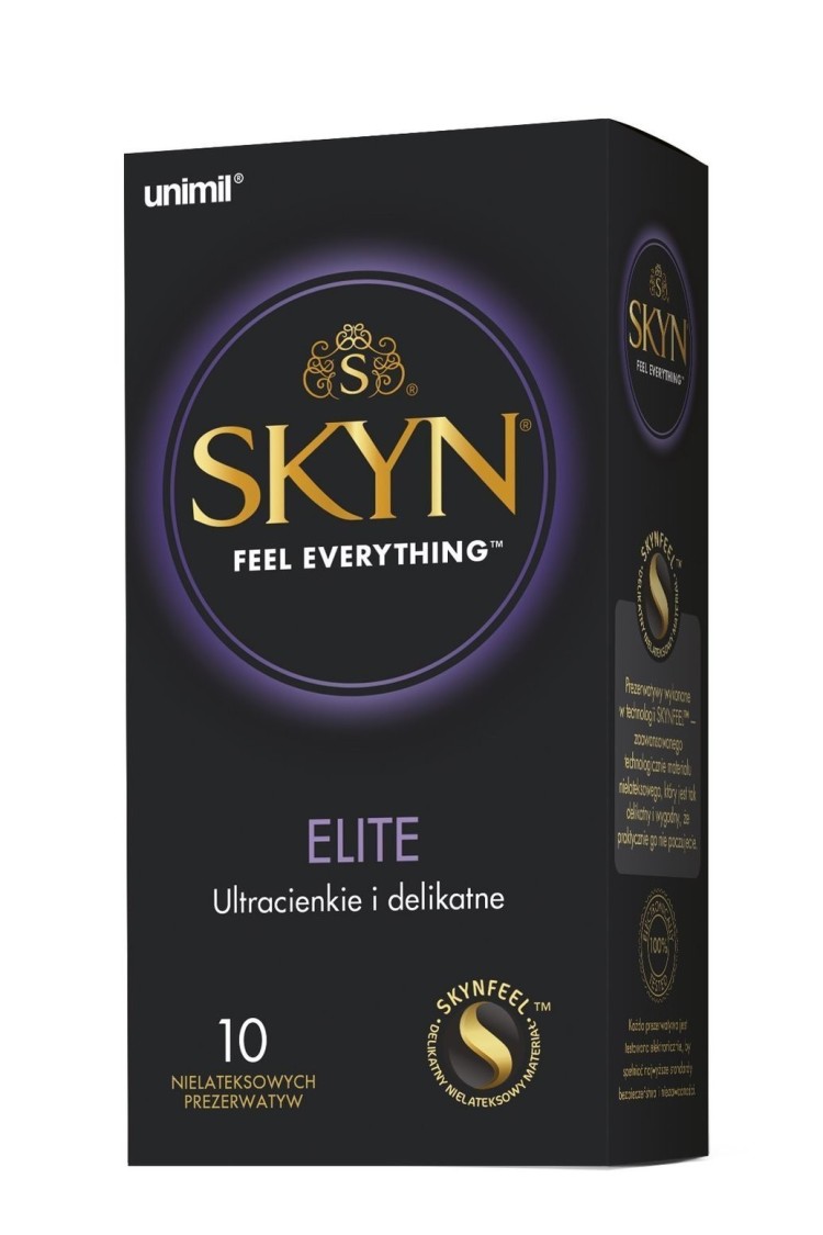 Skyn Elite Prezerwatywy Nielateksowe 10 Szt. Unimil