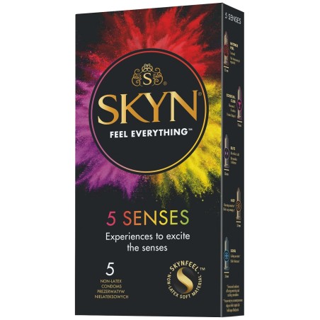 Skyn 5 Senses Prezerwatywy Nielateksowe 5 Sztuk Unimil