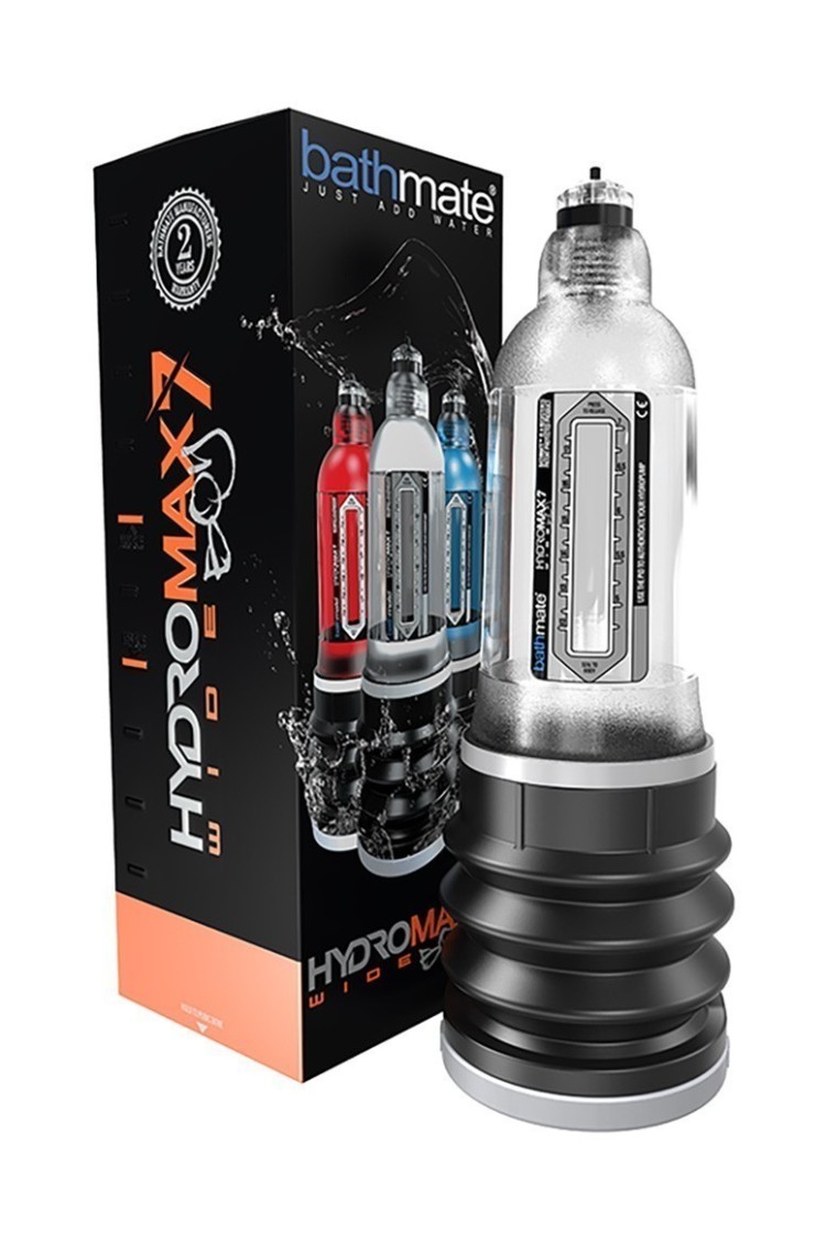 Pompka Wodna Do Powiększania Penisa Hydromax7 Wide Boy Crystal Clear Bathmate