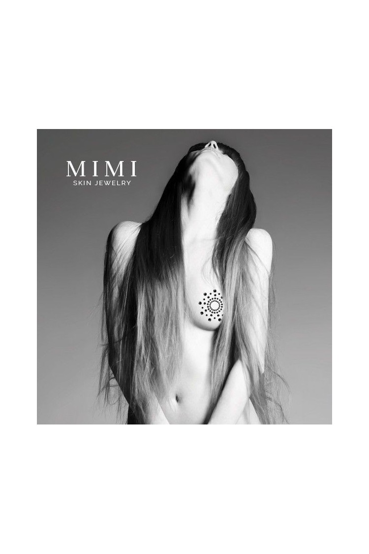 Naklejki Na Sutki Mimi Black Nipple Cover Bijoux Indiscrets