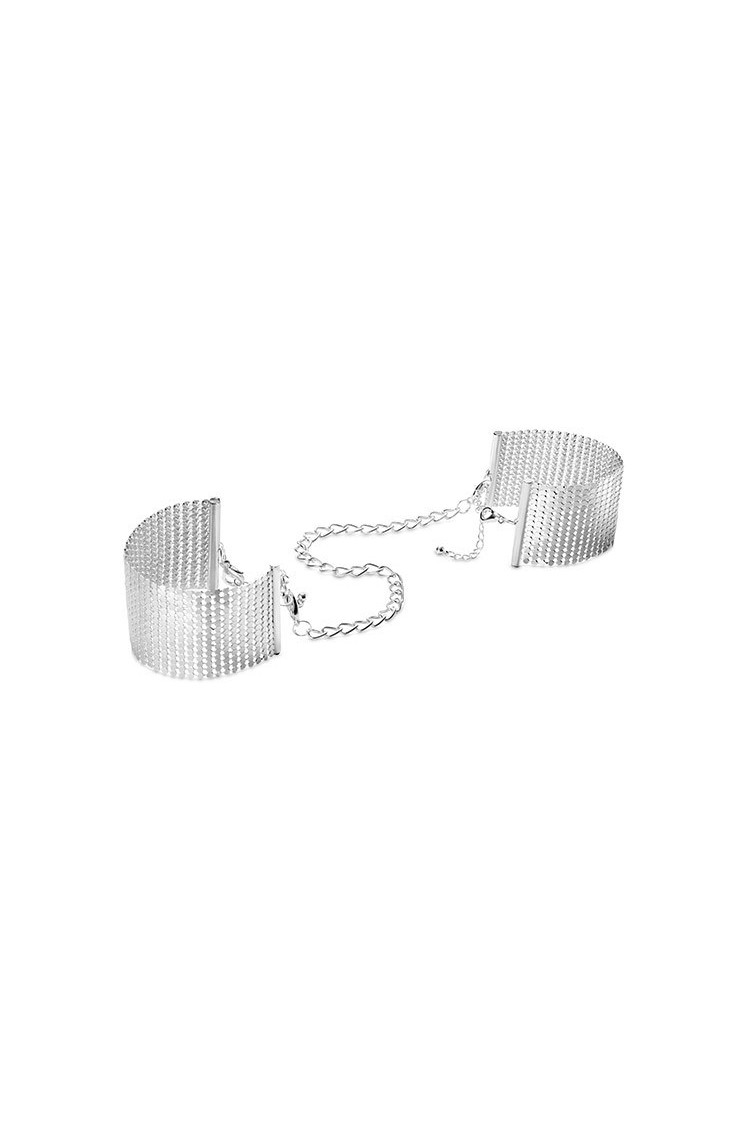 Kajdanki Desir Metallique Mesh Silver Handcuffs Bijoux Indiscrets